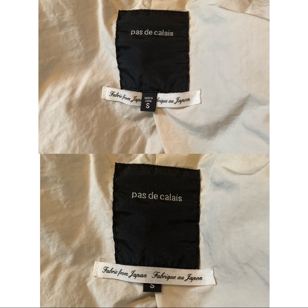 Pas De Calais Double Breasted Wool Coat - Picture 6 of 6